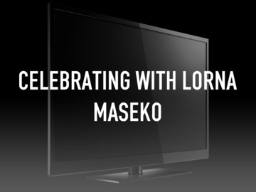 Celebrating with Lorna Maseko