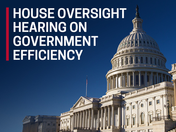 House Oversight Hearing on Government Efficiency