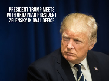 President Trump Meets With Ukrainian President Zelensky in Oval Office