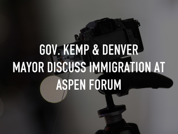 Gov. Kemp & Denver Mayor Discuss Immigration at Aspen Forum