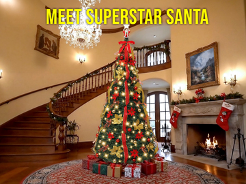 Meet Superstar Santa