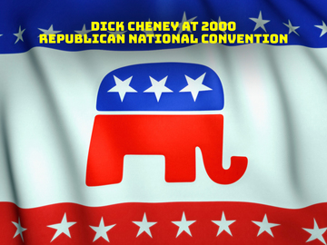 Dick Cheney at 2000 Republican National Convention