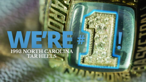 We're #1! 1993 North Carolina Tar Heels