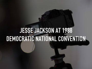 Jesse Jackson at 1988 Democratic National Convention